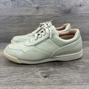 Rockport ProWalker Mens Walking Shoes Size 11 K71110 Light Green Leather Comfort